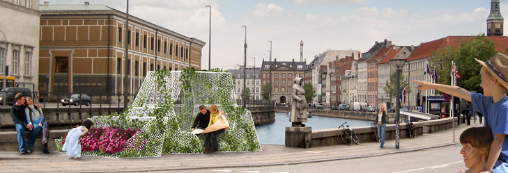 Mobile åndehuller på Gammel Strand i København