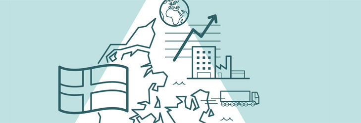 Ikoner og illustrationer til strategi folder for Industriens Fond