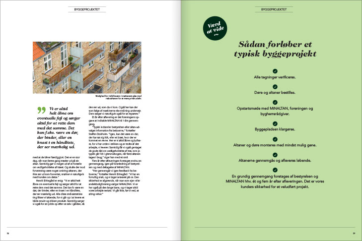 Magasin design og layout: Sådan forløber et typisk byggeprojekt, MinAltan Magasin opslag